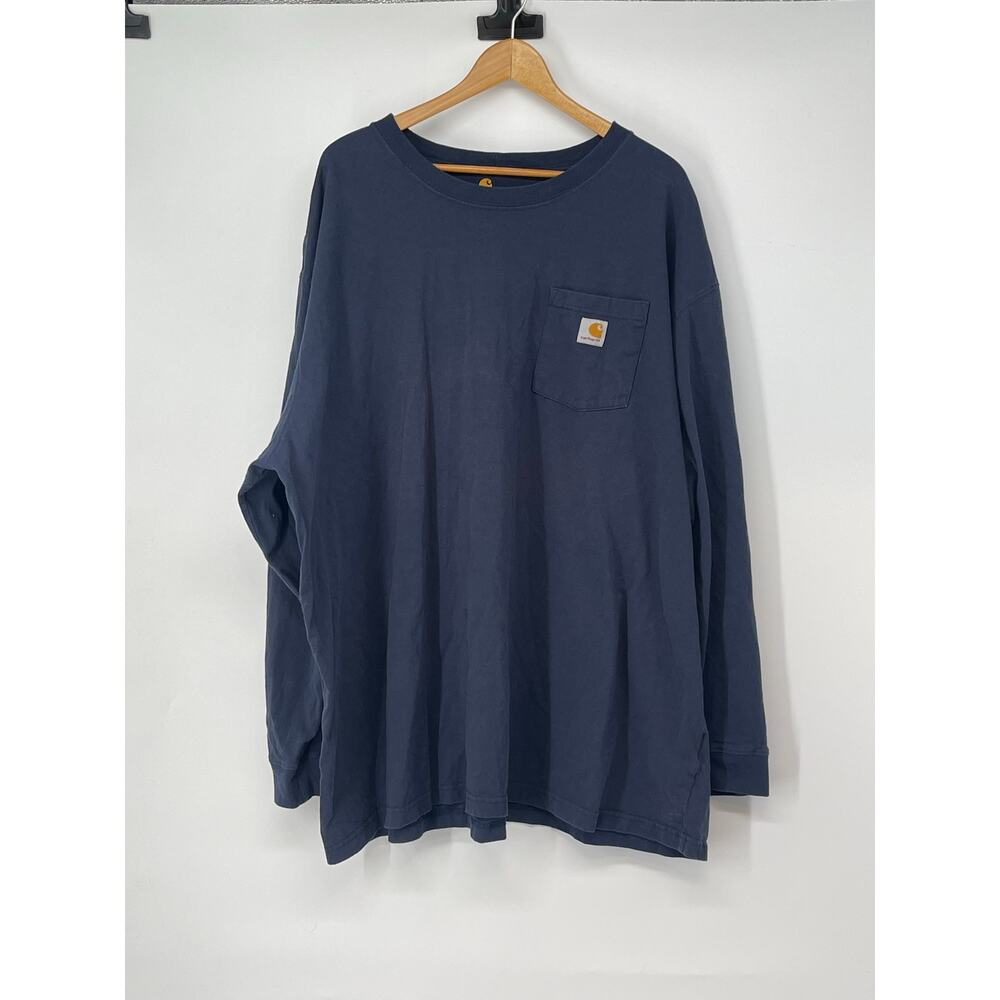 Carrhart Long Sleeve Original Fit 4XL Blue Shirt Workwear